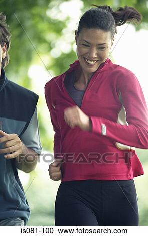 Couple running View Large Photo Image Stock Image - Couple running. Fotosearch