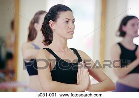 Stock Image - Fitness class. Fotosearch