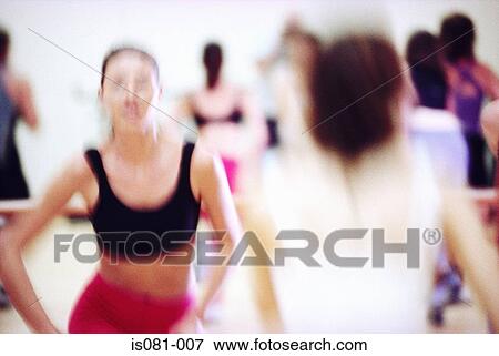 Stock Photo - Fitness class. Fotosearch