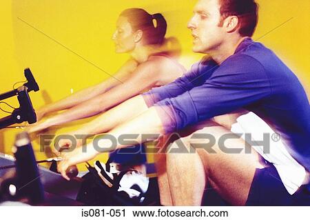 People on rowing machine View Large Photo Image Stock Image - People on rowing machine. Fotosearch