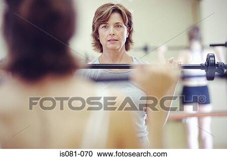 Stock Image - Weight-lifting. Fotosearch