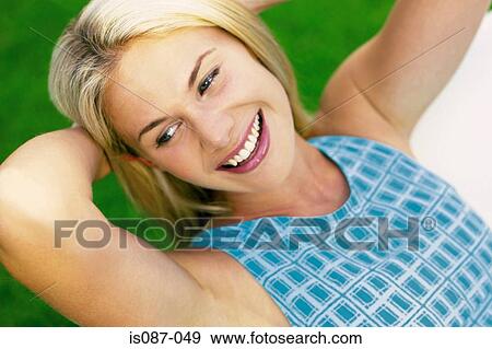 Girl smiling View Large Photo Image Stock Photo - Girl smiling. Fotosearch