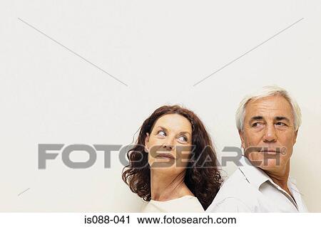 Stock Image - Couple grinning. Fotosearch