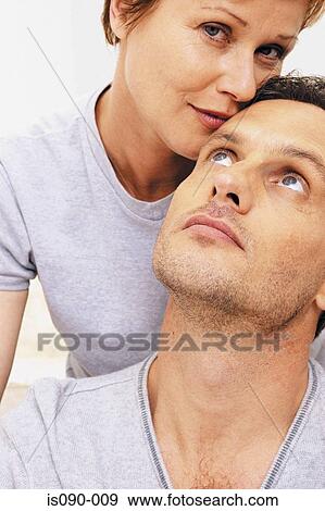 Portrait of a man and woman View Large Photo Image Stock Photo - Portrait of a man and woman. Fotosearch