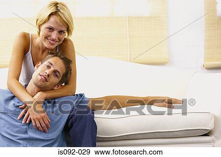 Stock Photo - Couple embracing. Fotosearch