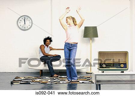 Woman dancing and flirting View Large Photo Image Stock Image - Woman dancing and flirting. Fotosearch