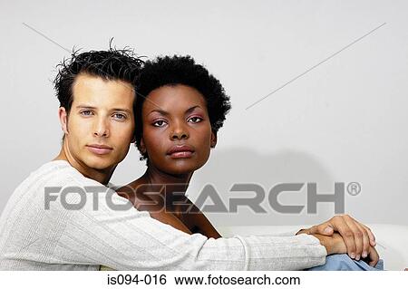 Stock Photograph - Man and woman close together. Fotosearch