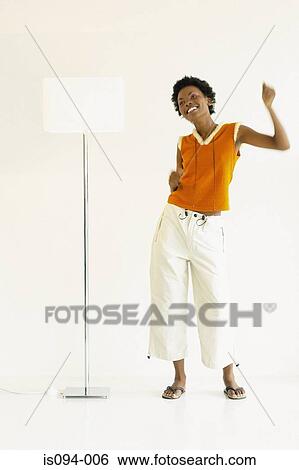 Woman dancing View Large Photo Image Stock Photograph - Woman dancing. Fotosearch