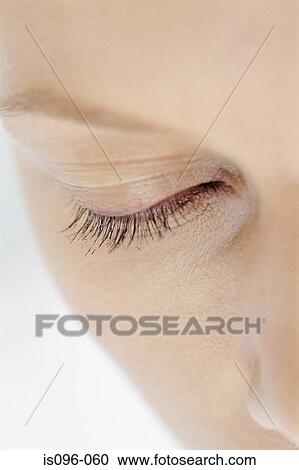 Woman's eyelashes View Large Photo Image Stock Image - Woman's eyelashes. Fotosearch