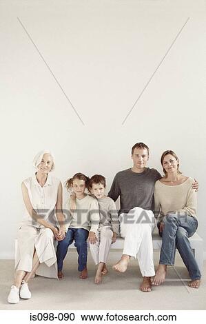 Stock Image - Family Portrait. Fotosearch
