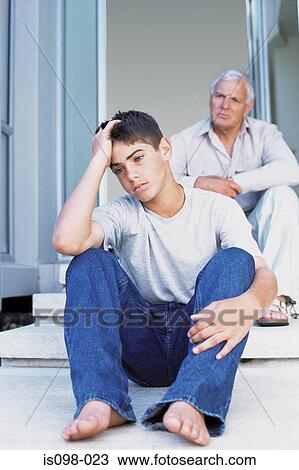 Man and boy View Large Photo Image Stock Image - Man and boy. Fotosearch