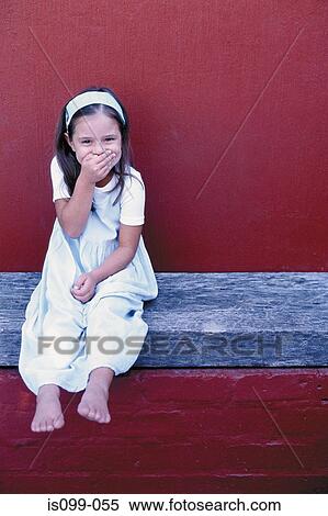 Stock Photography - Girl laughing. Fotosearch