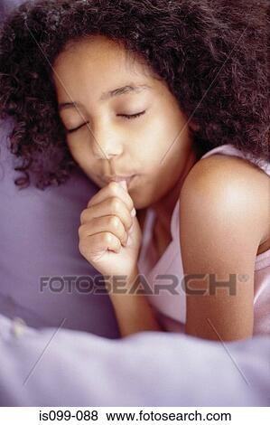 Girl sucking thumb View Large Photo Image Stock Photo - Girl sucking thumb. Fotosearch