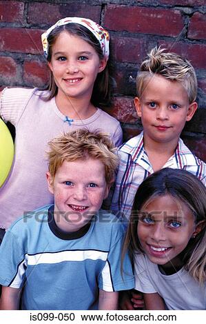 Portrait of boys and girls View Large Photo Image Stock Image - Portrait of boys and girls. Fotosearch