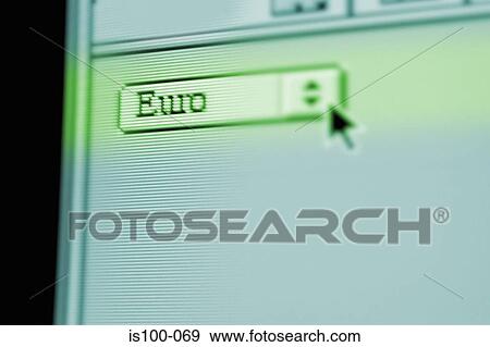 Stock Photo - Click on euro. Fotosearch