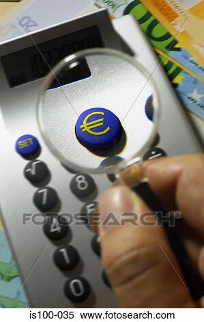 Stock Photography - Euro button. Fotosearch