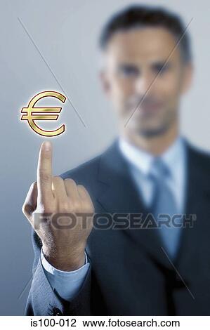 Man with euro View Large Photo Image Stock Image - Man with euro. Fotosearch