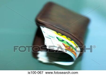 Stock Photo - Wallet full of money. Fotosearch