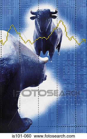 Bull and bear View Large Photo Image Stock Image - Bull and bear. Fotosearch