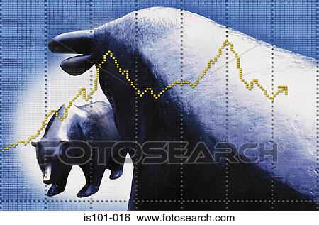 Bull and bear View Large Photo Image Stock Photograph - Bull and bear. Fotosearch