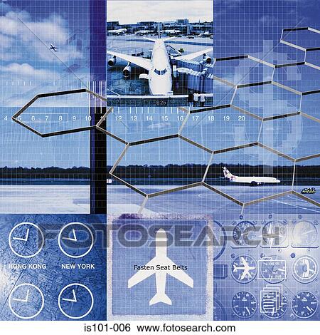 Stock Photograph - International air travel. Fotosearch