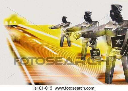 Stock Image - Job search. Fotosearch