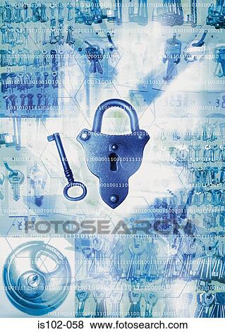 Stock Photo - Data protection. Fotosearch