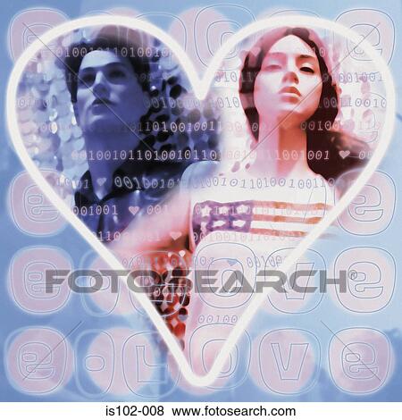 Stock Photo - e-Love. Fotosearch