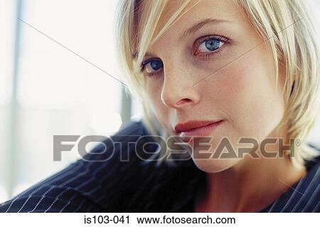 Stock Image - Portrait of a businesswoman. Fotosearch