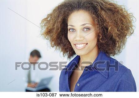 Stock Photo - Portrait of a businesswoman. Fotosearch