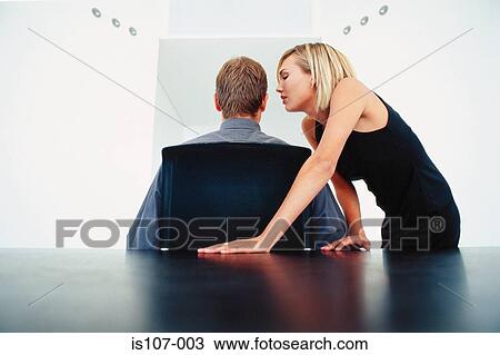Businessman and businesswoman flirting View Large Photo Image Stock Image - Businessman and businesswoman flirting. Fotosearch