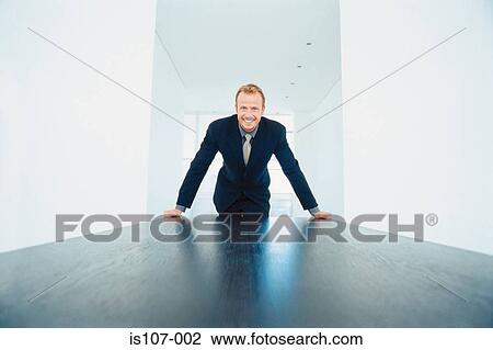 Stock Image - Portrait of businessman. Fotosearch
