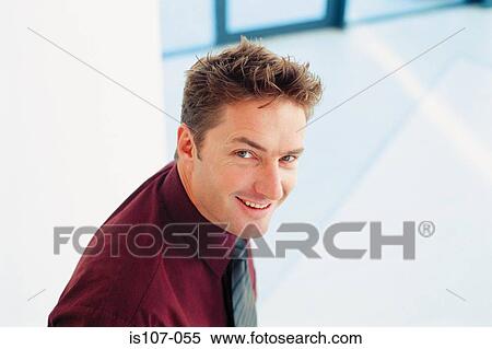 Stock Photography - Portrait of businessman. Fotosearch