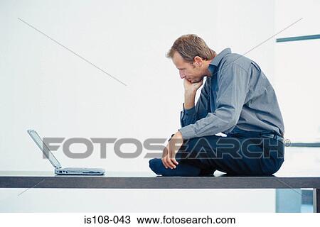 Businessman thinking View Large Photo Image Stock Image - Businessman thinking. Fotosearch