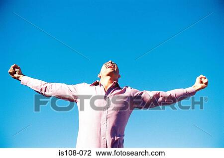 Stock Photo - Happy businessman. Fotosearch - Search Stock Photography, Print Pictures, Images, and Photo Clip Art