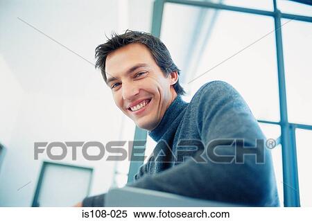 Stock Photography - Happy businessman. Fotosearch
