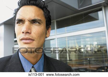 Stock Image - Portrait of businessman. Fotosearch