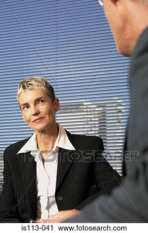 Stock Image - Portrait of businesswoman . Fotosearch