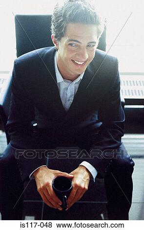 Stock Photo - Portrait of a businessman. Fotosearch