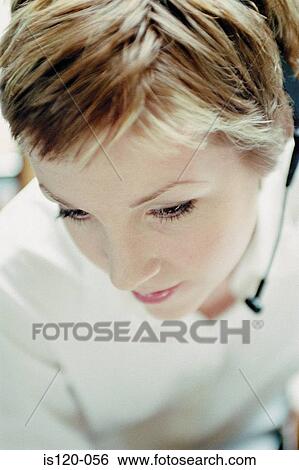 Businesswoman on telephone View Large Photo Image Stock Photograph - Businesswoman on telephone. Fotosearch