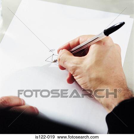 Stock Photo - Drawing on a paper. Fotosearch