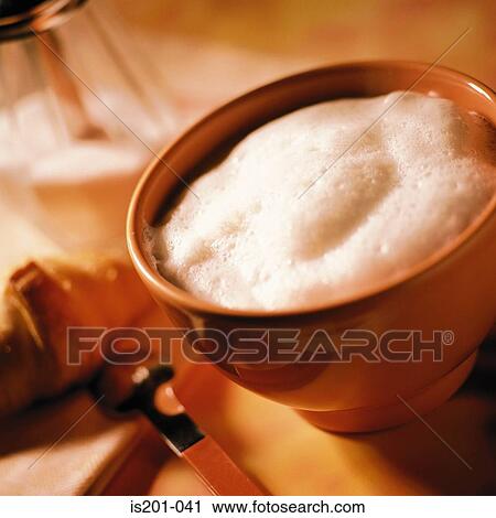 Stock Image - White coffee. Fotosearch