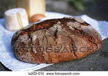 Stock Photography - Bread and cheese. Fotosearch