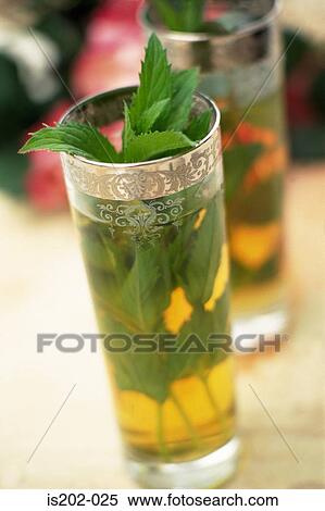 Peppermint tea View Large Photo Image Stock Photography - Peppermint tea. Fotosearch