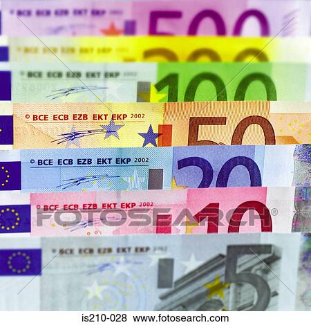 Stock Photo - Euro notes. Fotosearch
