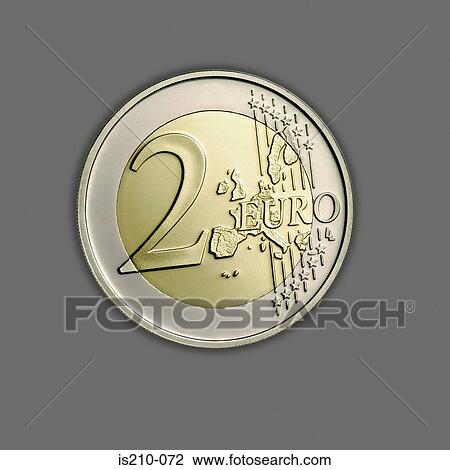 Two Euro View Large Photo Image Stock Image - Two Euro. Fotosearch