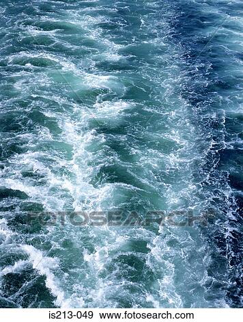 Wake of a boat View Large Photo Image Stock Photo - Wake of a boat. Fotosearch