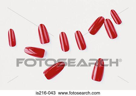Stock Image - Imitation nails. Fotosearch