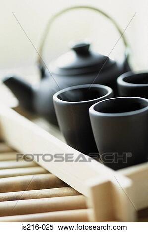Teapot and cups View Large Photo Image Stock Photography - Teapot and cups. Fotosearch