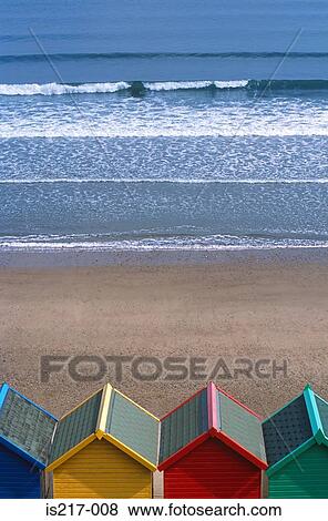 Beach and huts View Large Photo Image Stock Photo - Beach and huts. Fotosearch